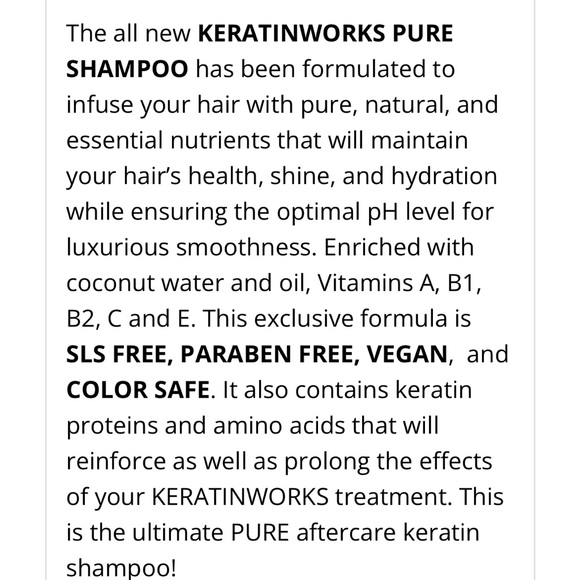 Keratin professional shampoo and conditioner - Picture 3 of 3